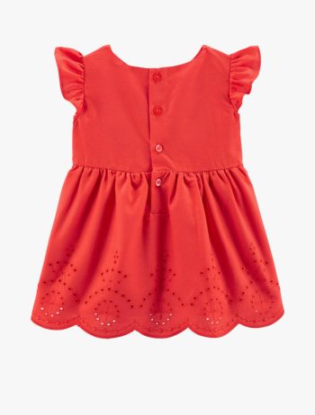 Carter's Flutter Eyelet Dress Anak Perempuan