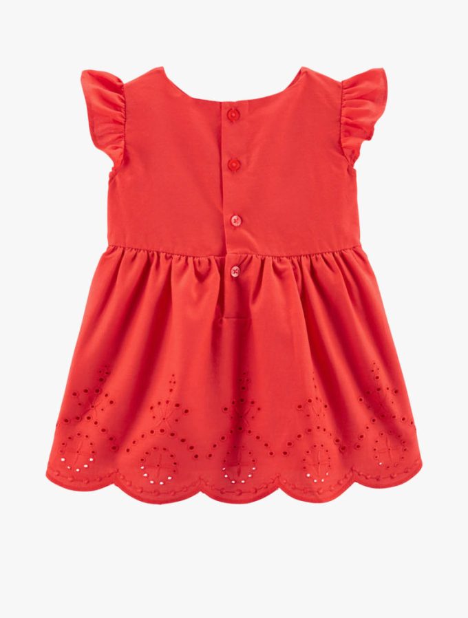 Carter's Flutter Eyelet Dress Anak Perempuan