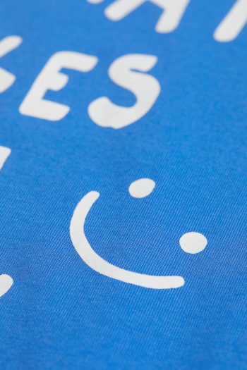 Kaos Anak Laki-laki HM Printed T-shirt Blue