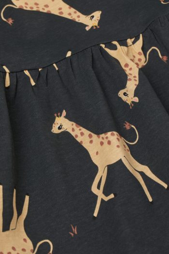 Kaos Lengan Panjang Anak Perempuan HM Cotton Jersey Dress