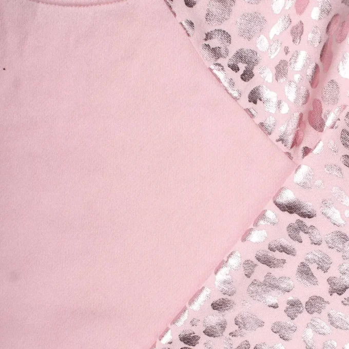 Sweater Anak Perempuan Glitter Pink Leopard