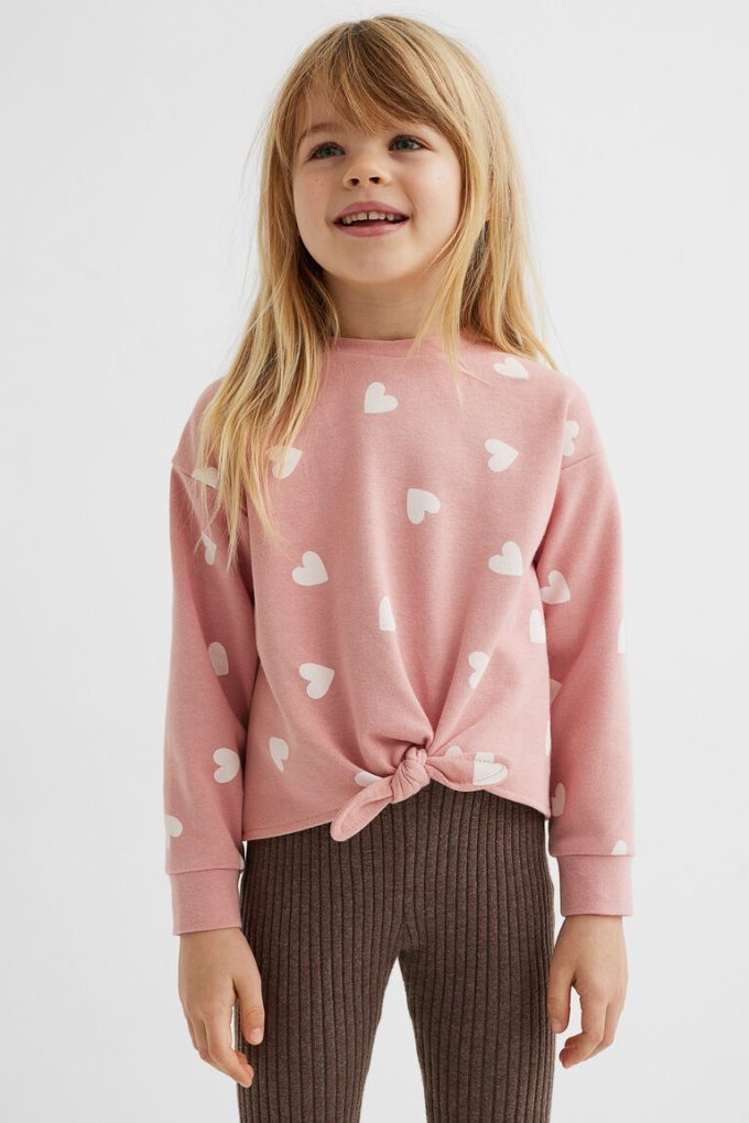 HM Tie-front Sweatshirt