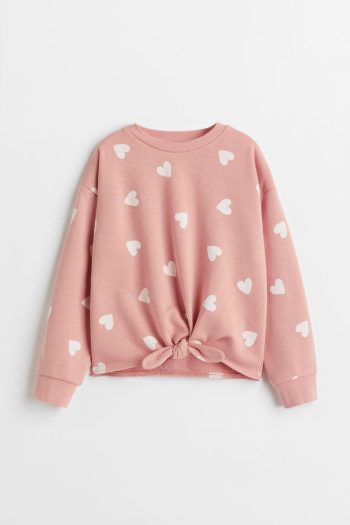 HM Tie-front Sweatshirt