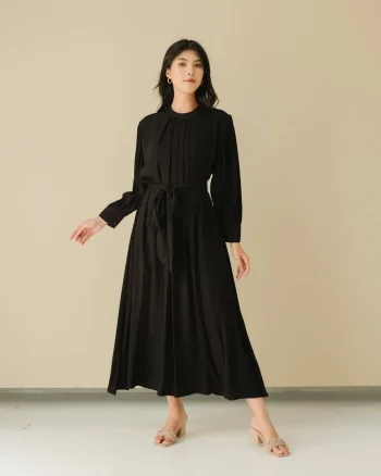 Brisia Long Dress Black