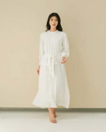 Brisia Long Dress Broken White
