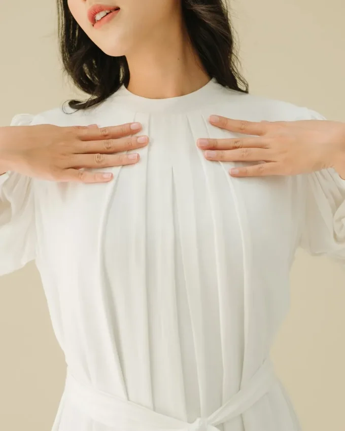 Brisia Long Dress Broken White