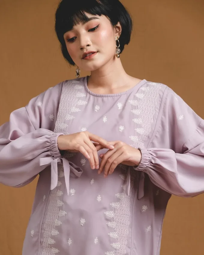 Baju Lengan Panjang Perempuan Galeca Longsleeve 1090 Lilac