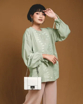 Baju Lengan Panjang Perempuan Galeca Longsleeve 1090 Mint