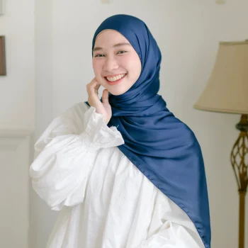Lozy Pashmina Rayya Silk Navy