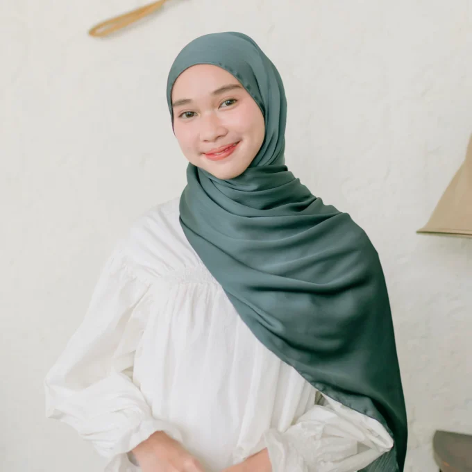 Lozy Pashmina Rayya Silk Dark Green