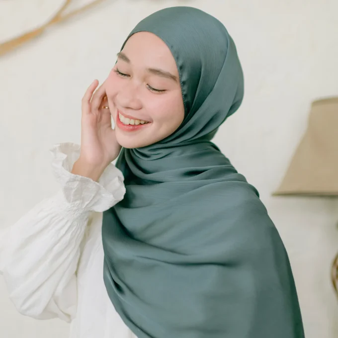 Lozy Pashmina Rayya Silk Dark Green