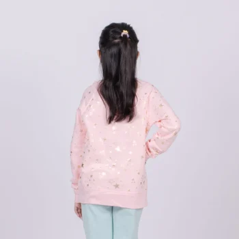 Sweater Anak Perempuan Glitter Pink Stars