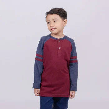 Tshirt Anak Tangan Panjang Reglan