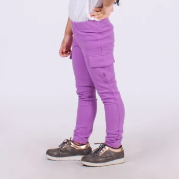 Jegging Cargo Anak Panjang Purple
