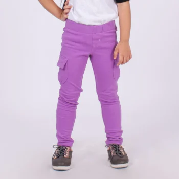 Jegging Cargo Anak Panjang Purple