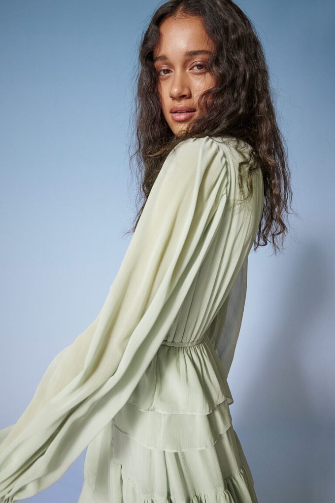 HM Chiffon Maxi Dress