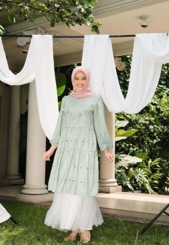 Vanila Hijab Baju Atasan Wanita Rumi Tunik MINT