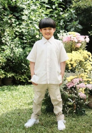 Vanila Hijab Baju Koko Anak Dobby Kids WHITE