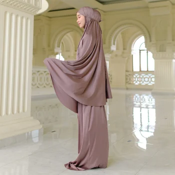 Lozy Mukena Mecca Prayer Set Bronze