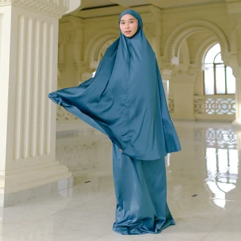 Lozy Mukena Mecca Prayer Set Midnight Blue