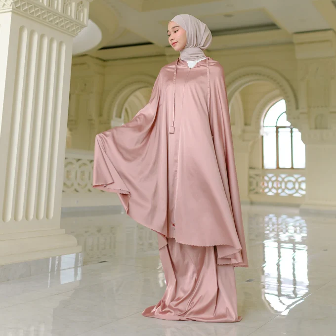 Lozy Mukena Mecca Prayer Set Nude