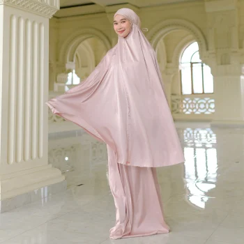 Lozy Mukena Mecca Prayer Set Soft Pink