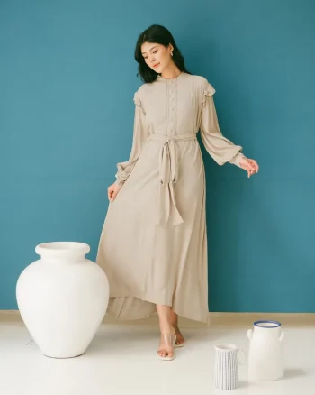 Tsalitsa Long Dress Cream