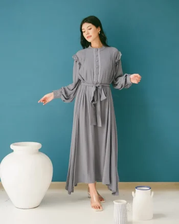 Tsalitsa Long Dress Grey
