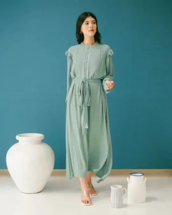 Tsalitsa Long Dress Mint