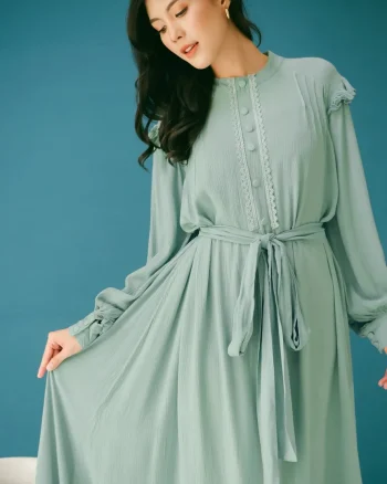 Tsalitsa Long Dress Mint