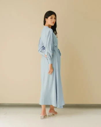 Brisia Long Dress Blue