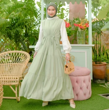 Lozy Shana Dress Green Pastel