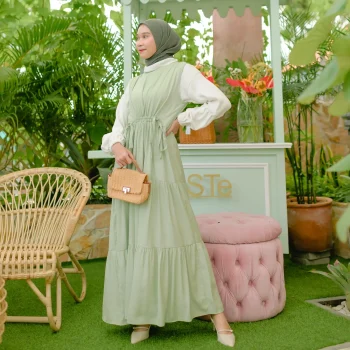Lozy Shana Dress Green Pastel