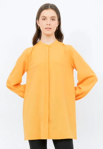 Regular Fit Puff Sleeves Tunic Mango