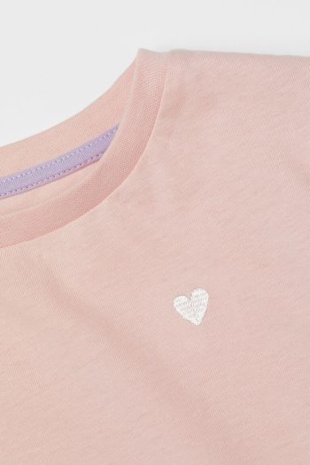 Kaus Jersey Katun MERAH MUDA TERANG