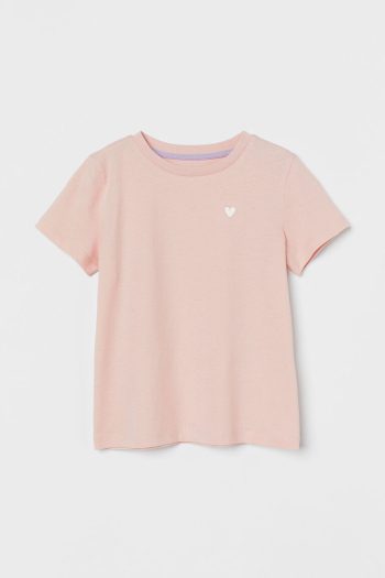 Kaus Jersey Katun MERAH MUDA TERANG