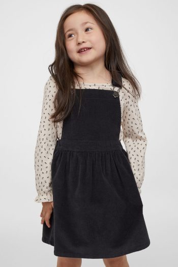 Setelan Baju Anak Perempuan DARK GREY/FLORAL