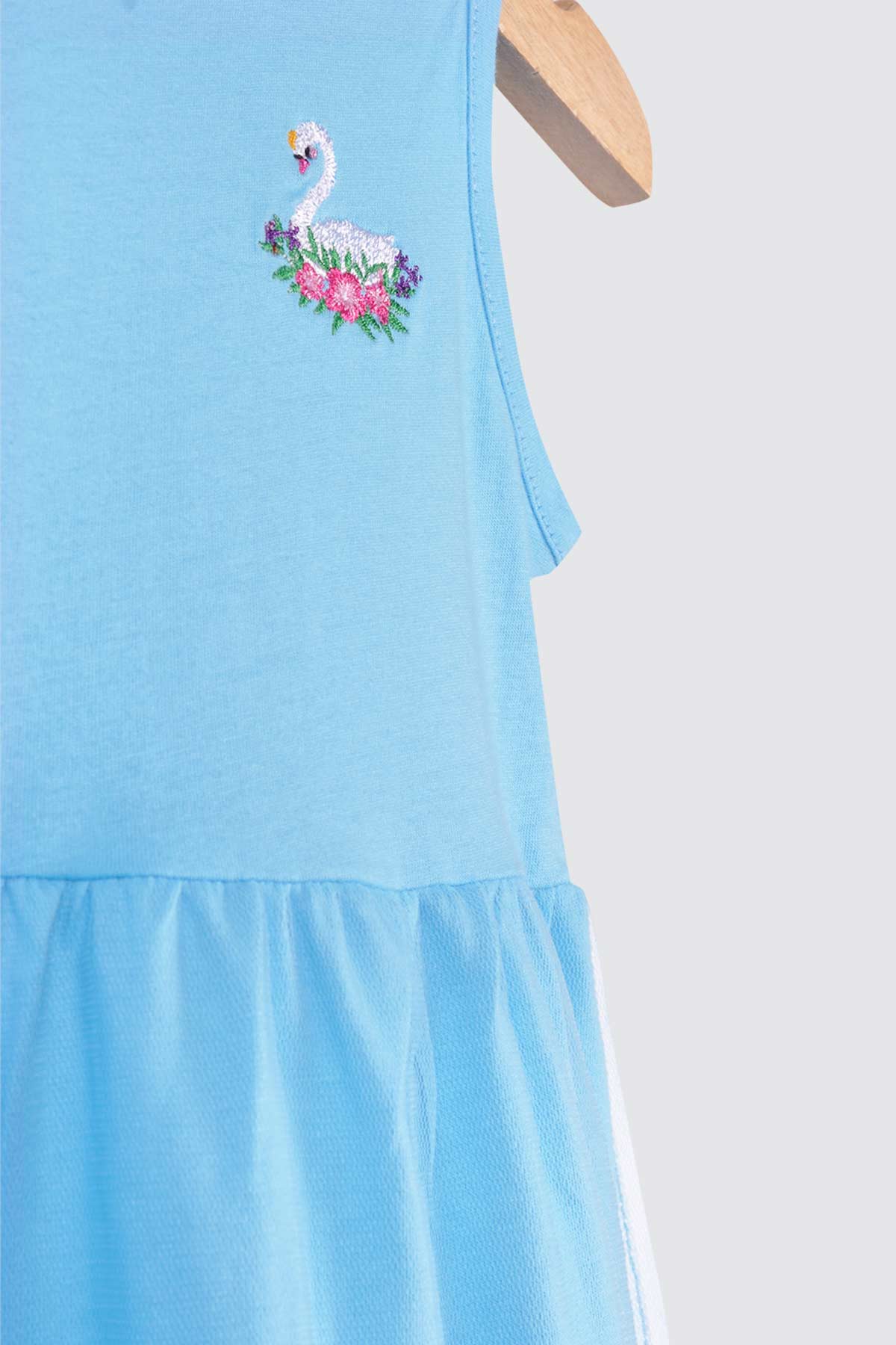 Lala Koala Tulle Dress Baby Blue Swan