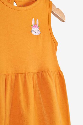 Lala Koala Tulle Dress Mustard Bunny