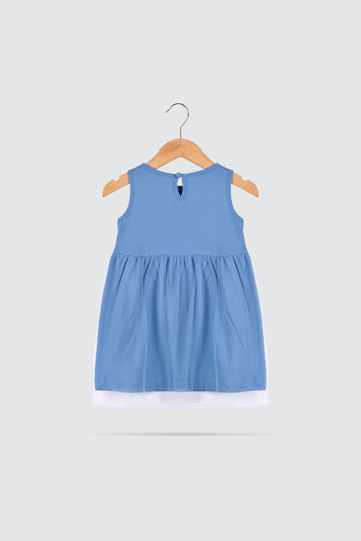 Lala Koala Tulle Dress Navy Rainbow - Image 4