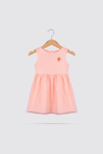 Lala Koala Tulle Dress Pink Ice Cream